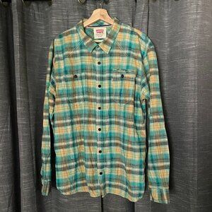 Levi's Womens XXL Western Wear Button Down Shirt- Western Accents - Cowgirl